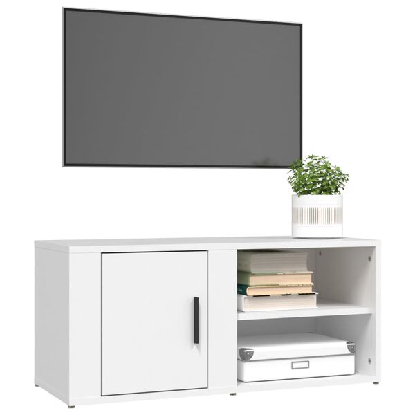 vidaXL TV skrinky 2 ks biele 80x31,5x36 cm spracovan&eacute; drevo