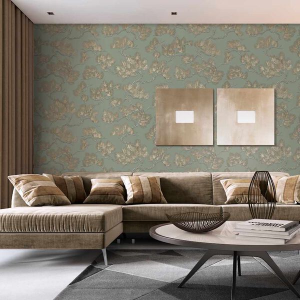 DUTCH WALLCOVERINGS Tapeta borovica zelen&aacute;