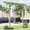 vidaXL Z&aacute;hradn&aacute; pergola 205x40x203 cm, drevo