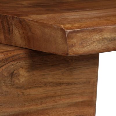 vidaXL Bočný stolík masívne akáciové drevo 120x36x50 cm