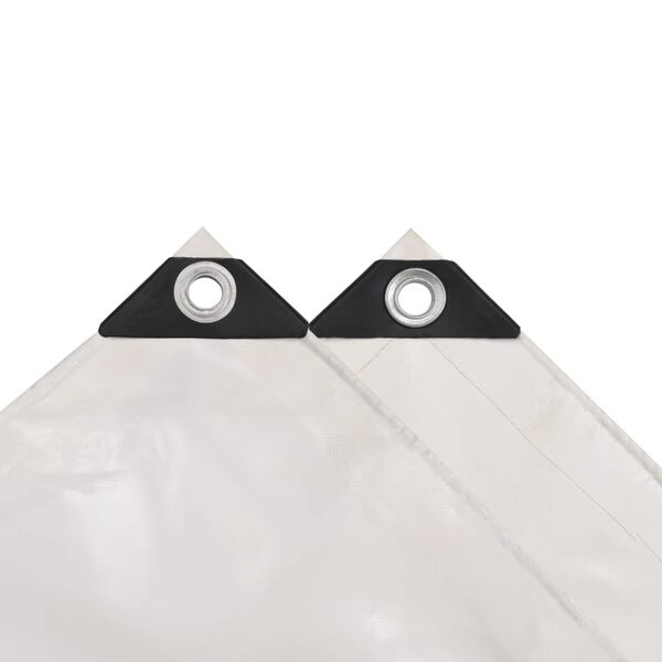 vidaXL Celta 650 g/m², 2,5x3,5 m, biela