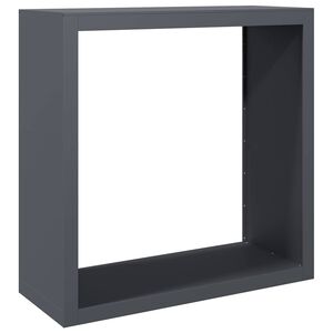 vidaXL Reg&aacute;l na krbov&eacute; drevo, antracitov&yacute; 100x40x100 cm, oceľ