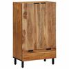 vidaXL Highboard s poličkou Hned&aacute; 60 x 33 x 100 cm Mas&iacute;vne mango drevo