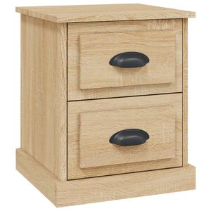 vidaXL Nočn&yacute; stol&iacute;k dub sonoma 39x39x47,5 cm spracovan&eacute; drevo
