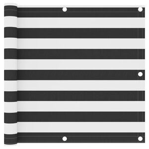 vidaXL Balk&oacute;nov&aacute; mark&iacute;za, antracit a biela 90x300 cm, oxfordsk&aacute; l&aacute;tka