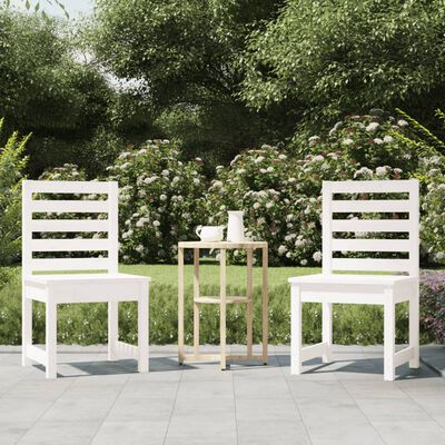 vidaXL Záhradné stoličky 2 ks 50x48x91,5 cm borovicový masív