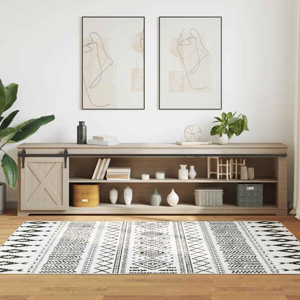 vidaXL Kovanie na posuvn&eacute; dvere skrinky 244 cm uhl&iacute;kov&aacute; oceľ