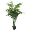 vidaXL Umel&yacute; palmov&yacute; strom 18 listov 80 cm zelen&yacute;