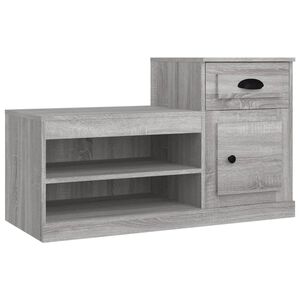 vidaXL Botn&iacute;k siv&yacute; dub sonoma 100x42x60 cm kompozitn&eacute; drevo