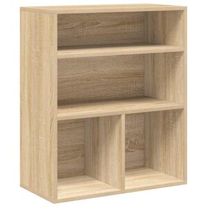 vidaXL Knižnica dub sonoma 60x30x71,5 cm kompozitn&eacute; drevo
