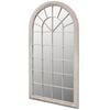 vidaXL Rustik&aacute;lne z&aacute;hradn&eacute; zrkadlo 60x116 cm, do interi&eacute;ru a exteri&eacute;ru