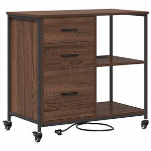vidaXL Kabinet s nab&iacute;jacou stanicou 76 x 41 x 72 cm Kompozitn&eacute; drevo