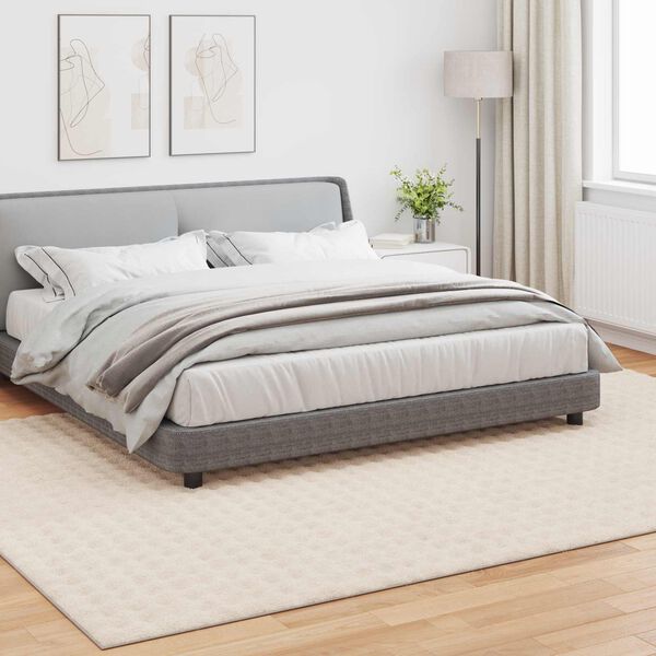 vidaXL Kusov&eacute; koberce Obdĺžnikov&yacute; HUARTE B&eacute;žov&aacute; 340 x 240 cm Polyester