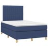 vidaXL Boxspring posteľ s matracom modr&aacute; 120x200 cm l&aacute;tka