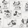 Noordwand Tapeta Kids @ Home Mickey and Minnie Sketch, čierna a biela