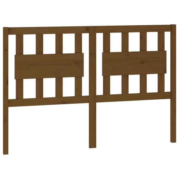 vidaXL Čelo postele medovo-hnedé 145,5x4x100 cm masívna borovica