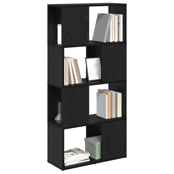 vidaXL Zostava TV skriniek Čierna 60 x 24 x 125,5 cm Kompozitné drevo