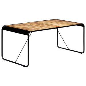 vidaXL Jed&aacute;lensk&yacute; st&ocirc;l 180x90x76 cm surov&eacute; mas&iacute;vne mangovn&iacute;kov&eacute; drevo