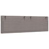 vidaXL Vank&uacute;&scaron; na čelo postele Hanko sivohned&yacute; 160 cm l&aacute;tka