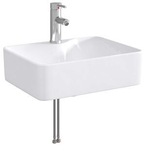 vidaXL Um&yacute;vadlo s bat&eacute;riou a odtokom Chr&oacute;m 48,5 x 37,5 x 13 cm