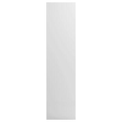 vidaXL Šatník, lesklý biely 50x50x200 cm, kompozitné drevo