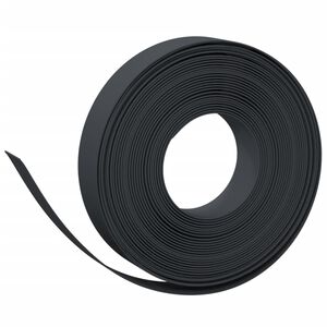vidaXL Z&aacute;hradn&aacute; obruba čierna 10 m 10 cm polyetyl&eacute;n