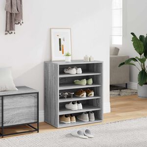 vidaXL Botn&iacute;k siv&yacute; dub sonoma 60x35x70 cm spracovan&eacute; drevo