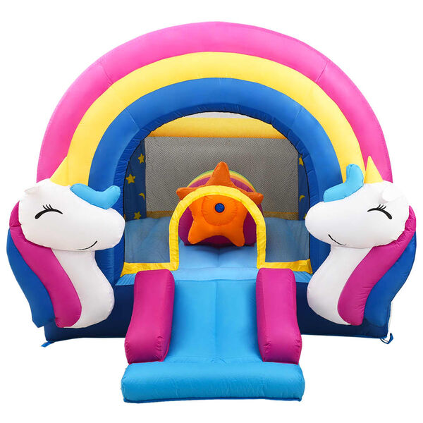 Happy Hop Nafukovací hrad so šmýkačkou 335x265x215 cm PVC