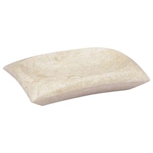 vidaXL Um&yacute;vadlo kr&eacute;mov&eacute; 50x35x10 cm mramor