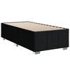 vidaXL Posteľn&yacute; r&aacute;m boxspring s matracom čierny 90x190 cm l&aacute;tka