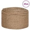vidaXL Jutov&eacute; lano 25 m dlh&eacute; 14 mm hrub&eacute;
