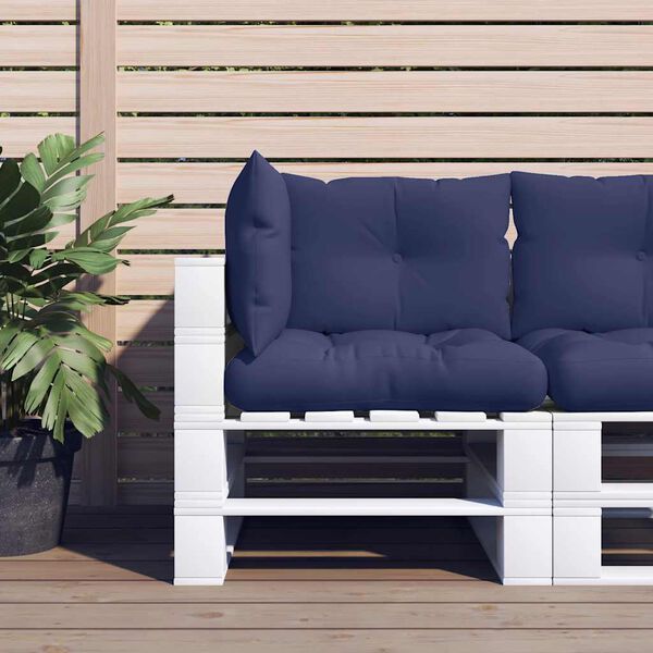 vidaXL Vank&uacute;&scaron;e na paletov&yacute; n&aacute;bytok 3 ks n&aacute;morn&iacute;cke modr&eacute; oxford. l&aacute;tka