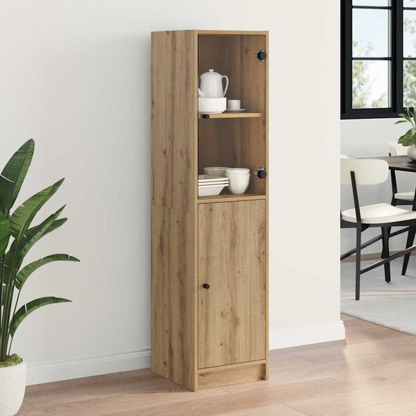 vidaXL Highboard Remeseln&yacute; dub 35 x 37 x 142 cm Kompozitn&eacute; drevo