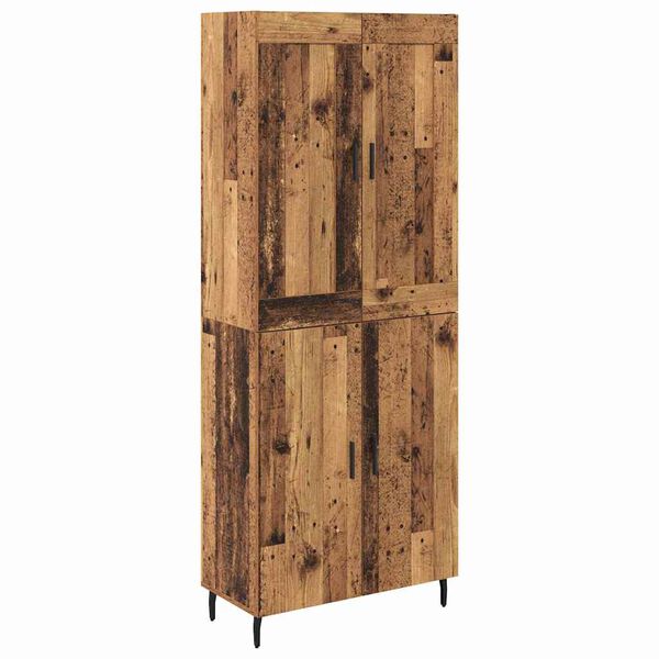 vidaXL Highboard 2 pcs Star&eacute; drevo Kompozitn&eacute; drevo
