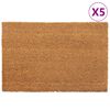 vidaXL Rohožky 5 ks pr&iacute;rodn&eacute; 40x60 cm v&scaron;&iacute;van&eacute; kokosov&eacute; vl&aacute;kno