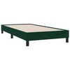 vidaXL Posteľn&yacute; r&aacute;m boxspring s matracom Tmavozelen&aacute; 80x210 cm zamat