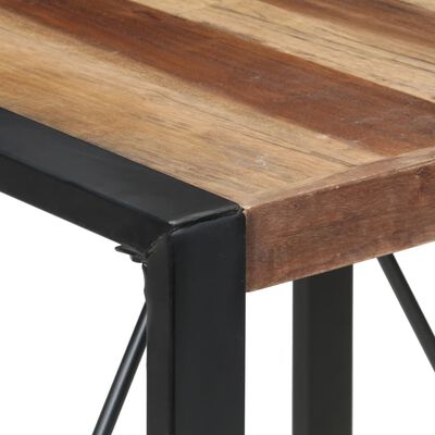vidaXL Jedálenský stôl 80x80x75 cm masív so sheeshamovou úpravou