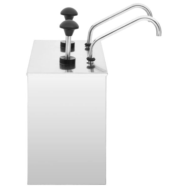 vidaXL D&aacute;vkovač na om&aacute;čku nehrdzavej&uacute;ca oceľ 2 x 3,5 l