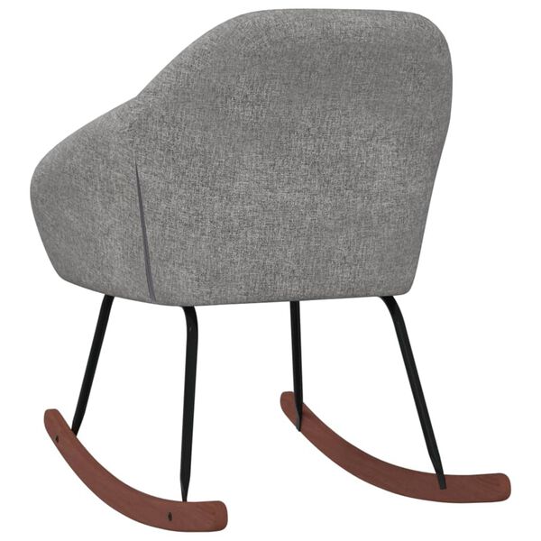 vidaXL Hojdacie kreslo bledosiv&eacute; l&aacute;tkov&eacute;