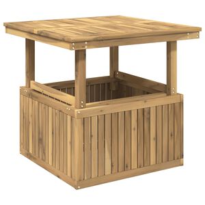vidaXL Biela 80,5 x 80 x 75/44,5 cm