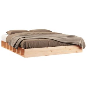 vidaXL Posteľn&yacute; r&aacute;m 200x200 cm mas&iacute;vne drevo