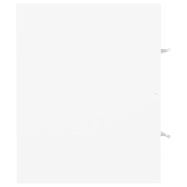 vidaXL Skrinka pod umývadlo, biela 41x38,5x48 cm, kompozitné drevo