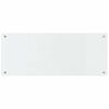 vidaXL Kuchynský backsplash 2 pcs Priehľadná 100 x 40 cm tvrdené sklo
