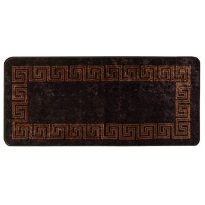 vidaXL Beh&uacute;ň MARSA Čierny 50 x 100 cm Polyester a PVC