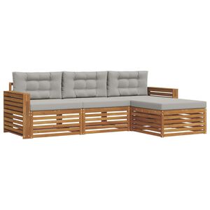 vidaXL Z&aacute;hradn&aacute; s&uacute;prava gaučov s vank&uacute;&scaron;om Pr&iacute;rodn&aacute; a svetlosiv&aacute;