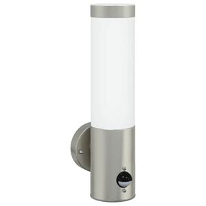 vidaXL Exteri&eacute;rov&eacute; n&aacute;stenn&eacute; svietidlo Strieborn&aacute; 12 x 8,5 x 29 cm