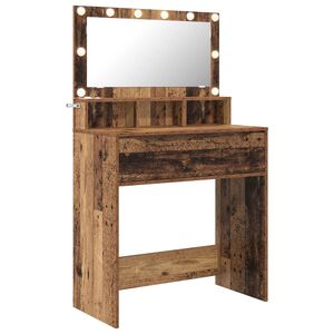 vidaXL Toaletn&eacute; stol&iacute;ky do sp&aacute;lne Star&eacute; drevo 80 x 39,6 x 135 cm