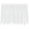 vidaXL Čipkov&aacute; z&aacute;clona Biela 80 x 200 cm Polyester