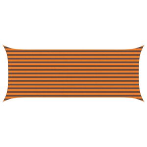 vidaXL Slnečn&aacute; plachta Oranžov&aacute; a hned&aacute; 5 x 2 m 100% polyester Oxford