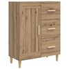 vidaXL Serv&iacute;rovacia skriňa Dub artisan 69,5 x 34 x 90 cm